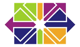 Centos logo, horizontal version, on a transparent background
