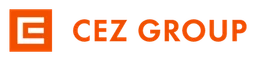 Cez Logo, Variante Wortmarke, auf transparentem Hintergrund