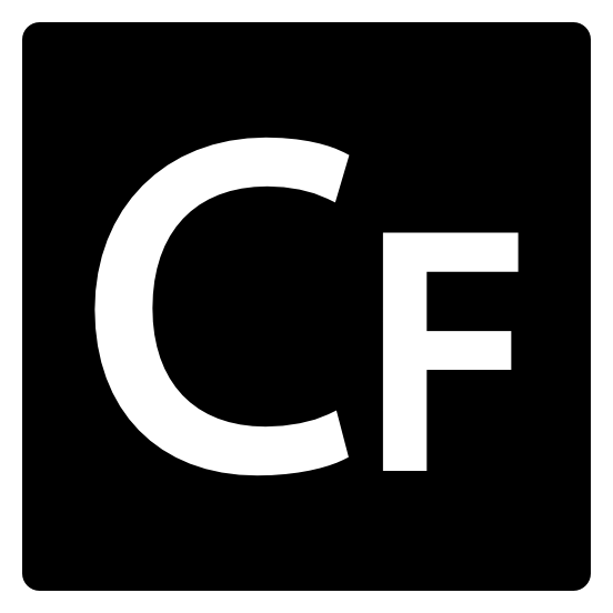 CF logo on a transparent background