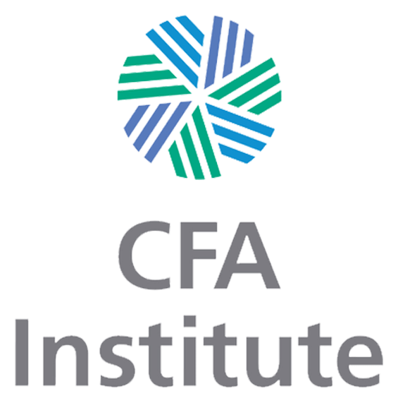 Cfa Institute logo, white icon version, on a transparent background