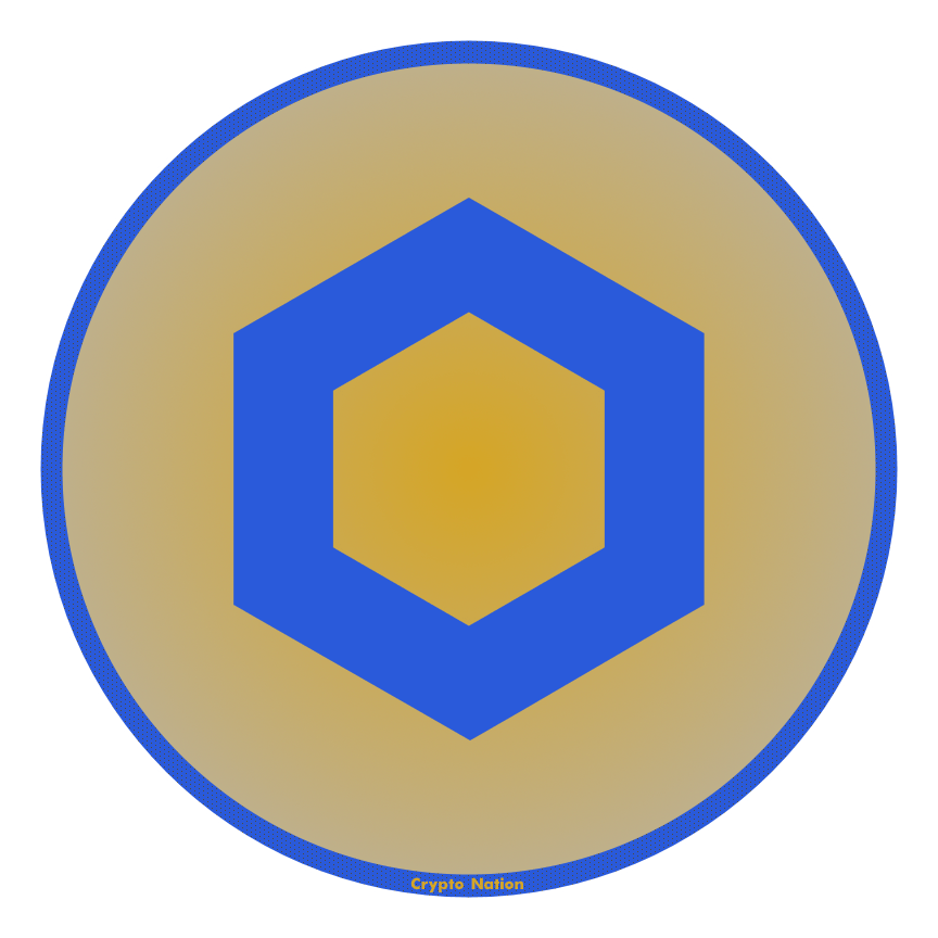 Chainlink logo on a transparent background