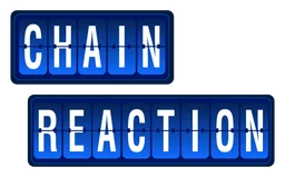Chainx logo, horizontal version, on a transparent background