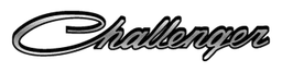 Challenger logo, black wordmark version, on a transparent background