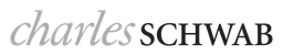 Charles Schwab logo, monochrome wordmark version, on a transparent background