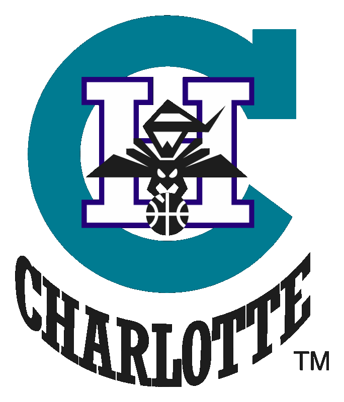 Logo da Charlotte Hornets, versão ícone, em fundo transparente