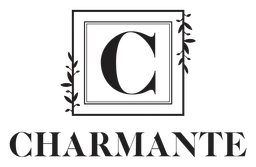 Charmante logo, black version, on a transparent background