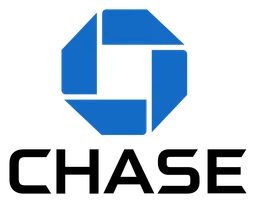 Chase logo, horizontal version, on a transparent background