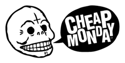 Cheap Monday logo, black version, on a transparent background