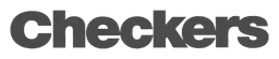 Checkers Supermarket logo, black wordmark version, on a transparent background