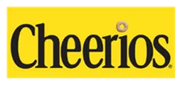 Cheerios logo, horizontal version, on a transparent background