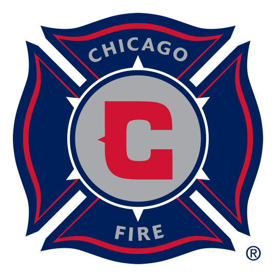 Chicago Fire FC logo, icon version, on a transparent background