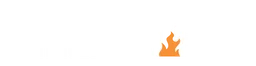 Chicago Fire logo, white wordmark version, on a transparent background
