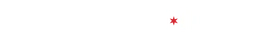 Chicago Sun Times logo, white wordmark version, on a transparent background