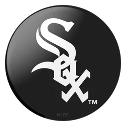 Chicago White Sox logo, monochrome icon version, on a transparent background