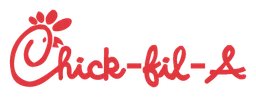 Chick Fil A のロゴ、ロゴタイプバージョン（背景透過）