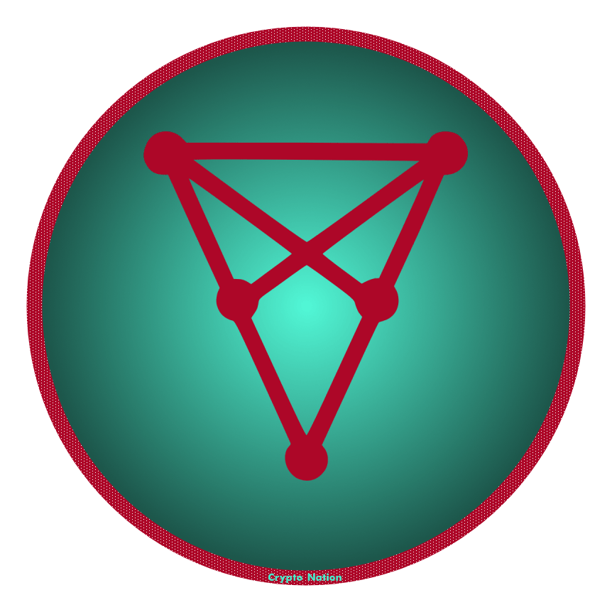 Chiliz logo on a transparent background
