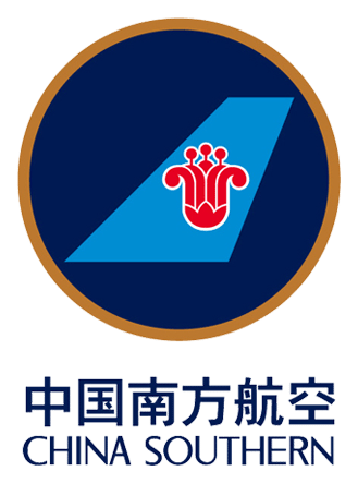 China Southern logo, horizontal version, on a transparent background