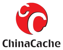 Logo Chinacache, version horizontal, sur fond transparent