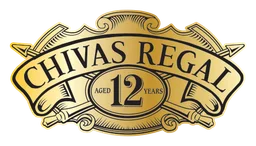 Chivas Regal logo, horizontal version, on a transparent background