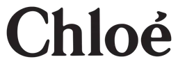 Chloe Logo, Variante Wortmarke schwarz, auf transparentem Hintergrund