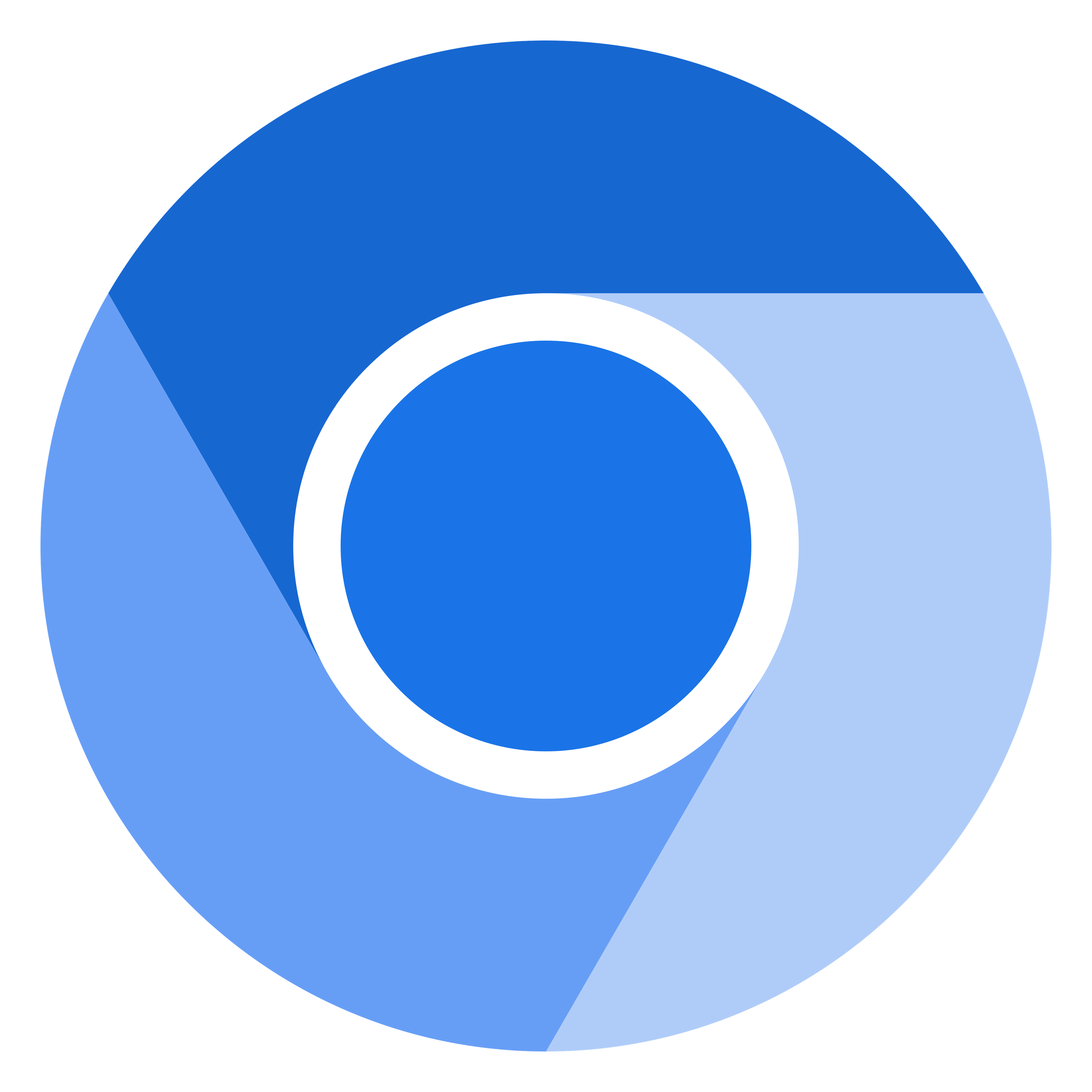 Chromium logo on a transparent background