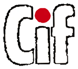 Cif logo, monochrome icon version, on a transparent background