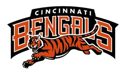 Cincinnati Bengals logo, horizontal version, on a transparent background