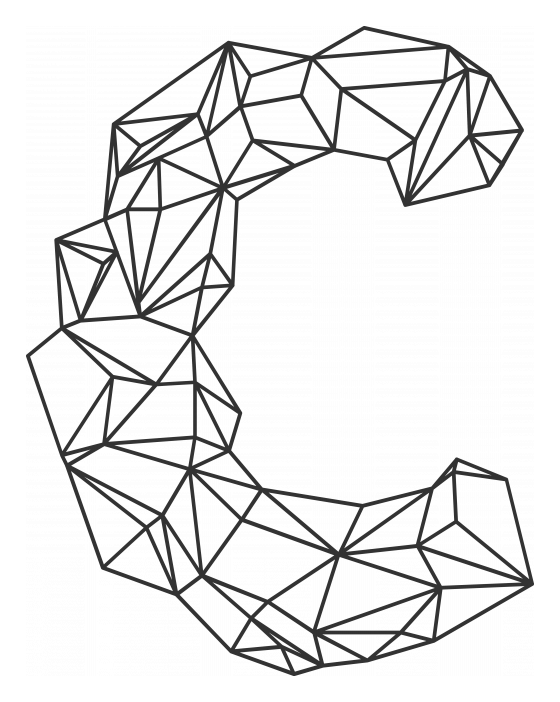 Cindicator logo, black version, on a transparent background