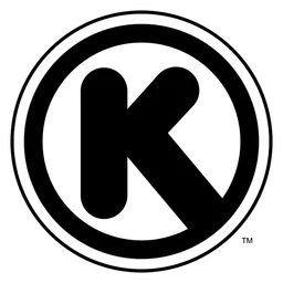 Circle K logo, monochrome icon version, on a transparent background