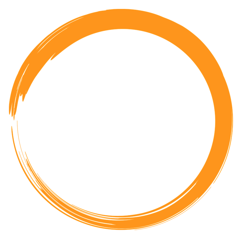 Circle logo on a transparent background