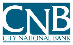 City National Bank logo, horizontal version, on a transparent background