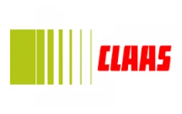 Claas logo, horizontal version, on a transparent background