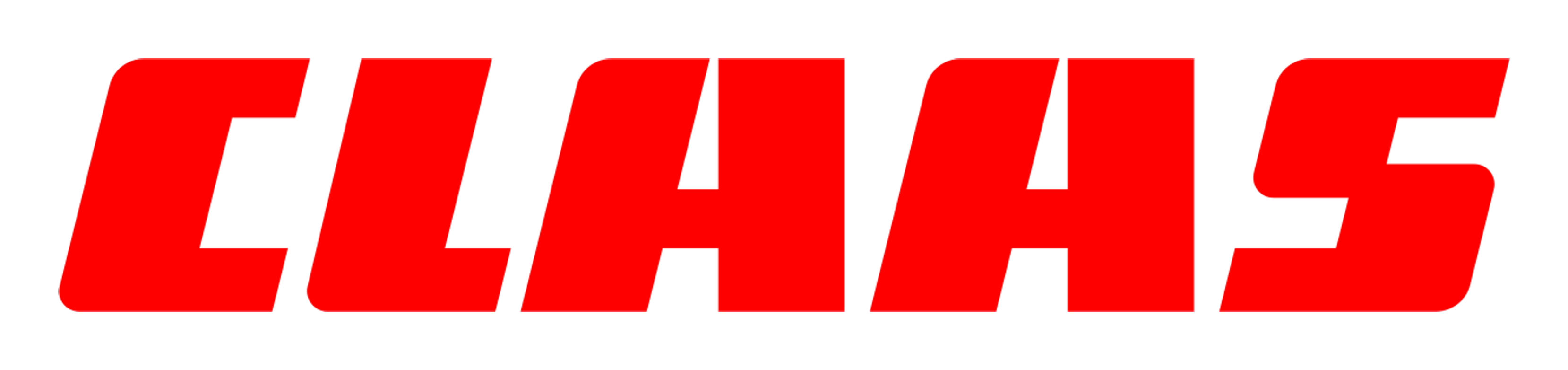 Claas logo on a transparent background