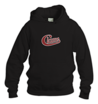Clams logo, black icon version, on a transparent background