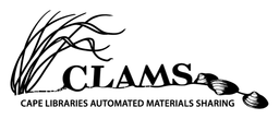 Clams logo, black wordmark version, on a transparent background