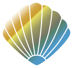 Clams logo, icon version, on a transparent background