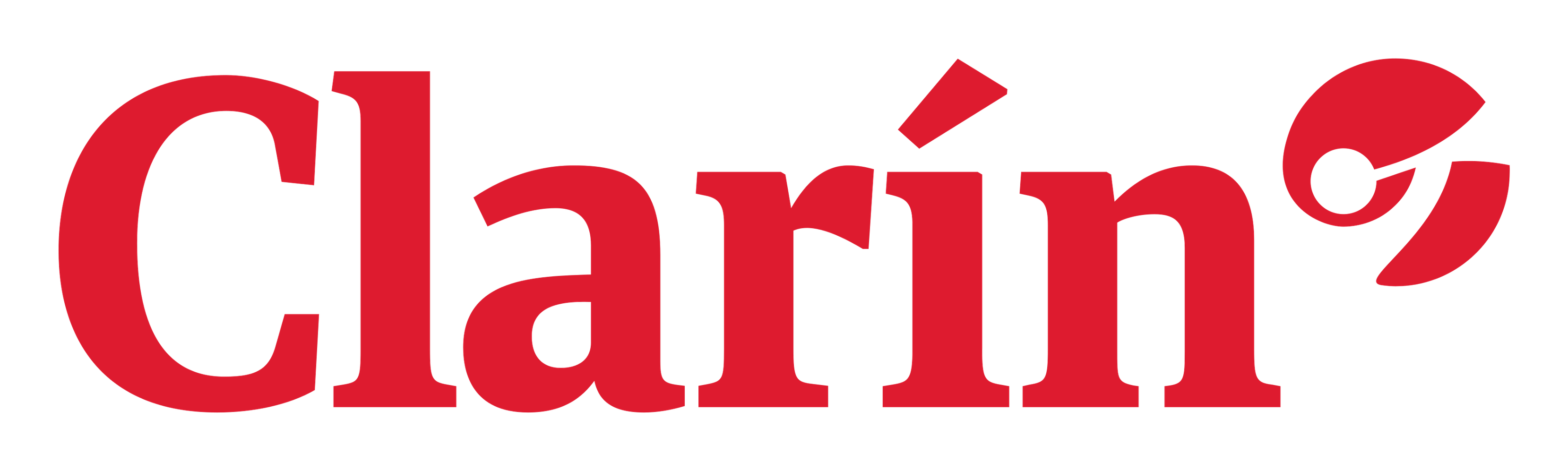 Clarin logo on a transparent background