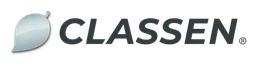 Classen logo, monochrome wordmark version, on a transparent background