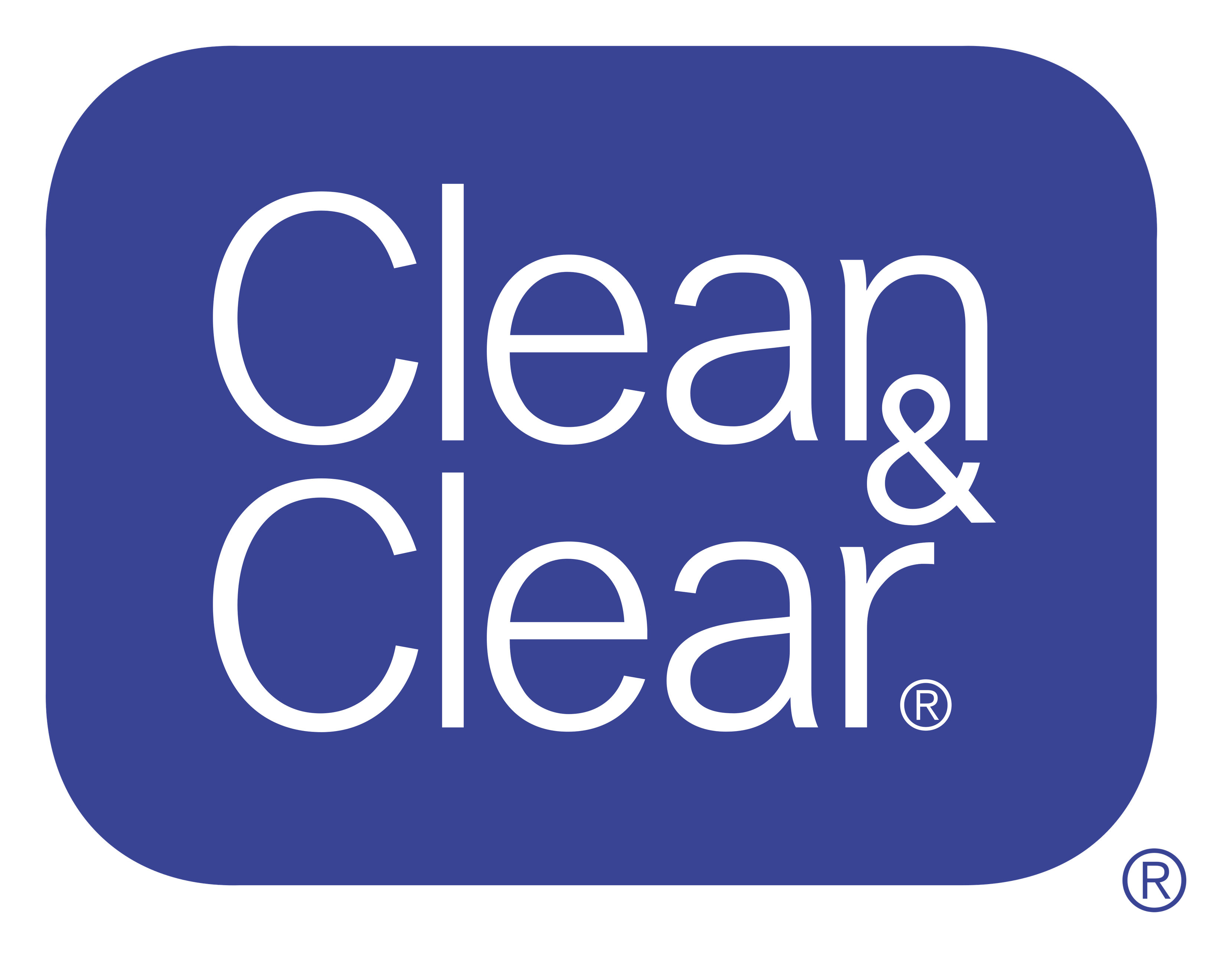 Clean and Clear logo on a transparent background
