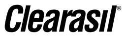 Clearasil logo, black wordmark version, on a transparent background