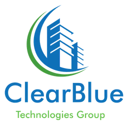 Clearblue logo, icon version, on a transparent background