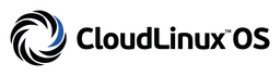 Cloudlinux logo, black wordmark version, on a transparent background