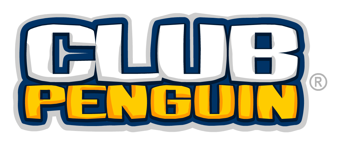 Club Penguin logo on a transparent background
