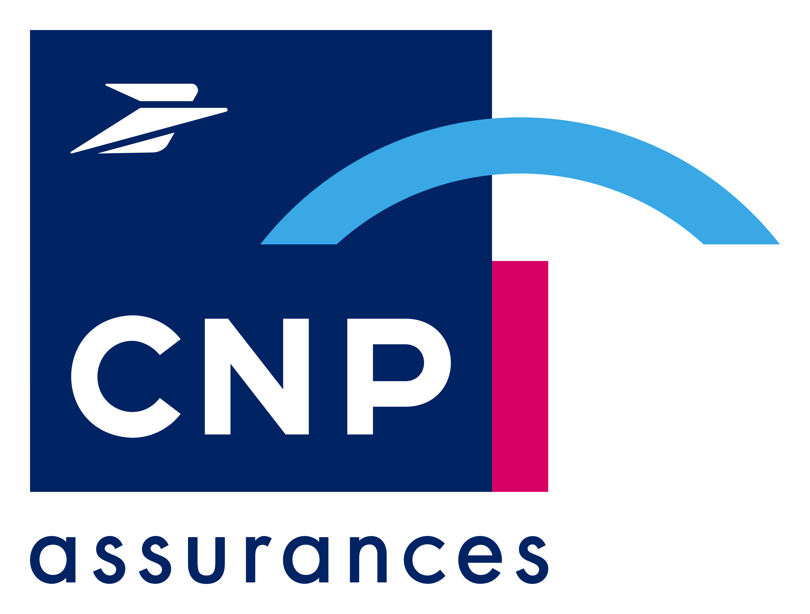 CNP Assurances logo on a transparent background