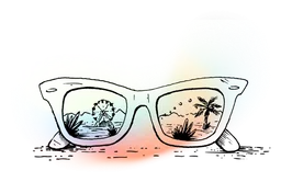Coachella logo, horizontal version, on a transparent background