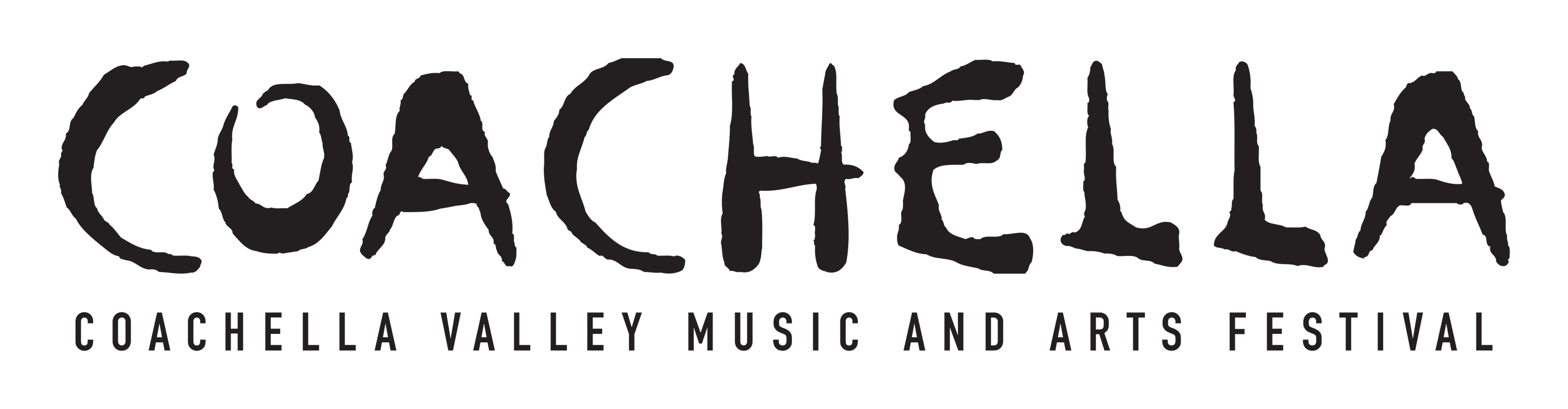 Coachella logo on a transparent background