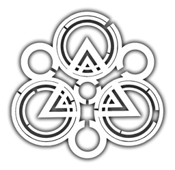 Coheed and Cambria logo, monochrome icon version, on a transparent background