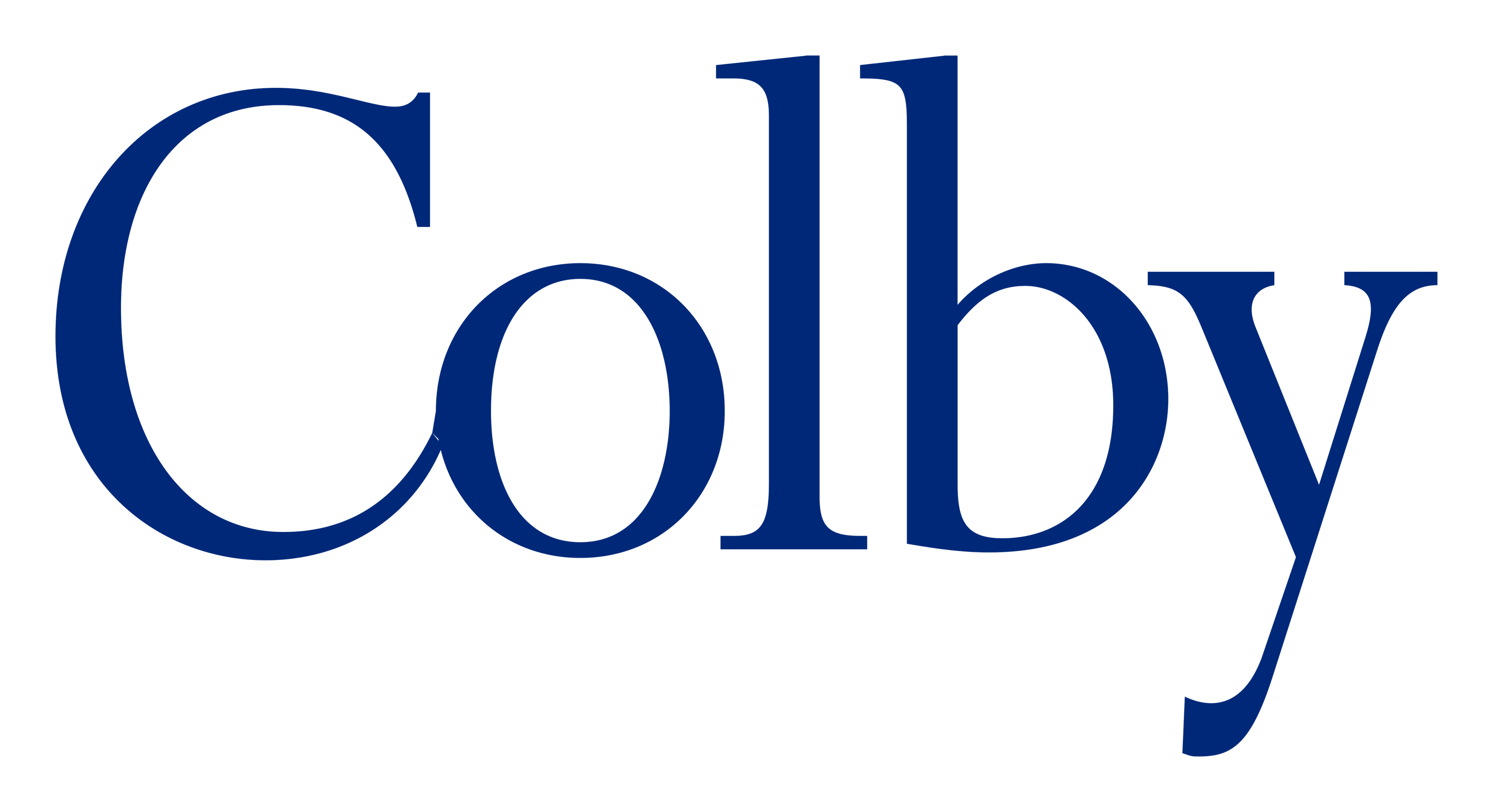 Colby College logo on a transparent background