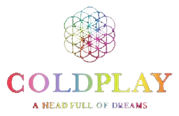 Coldplay logo, horizontal version, on a transparent background