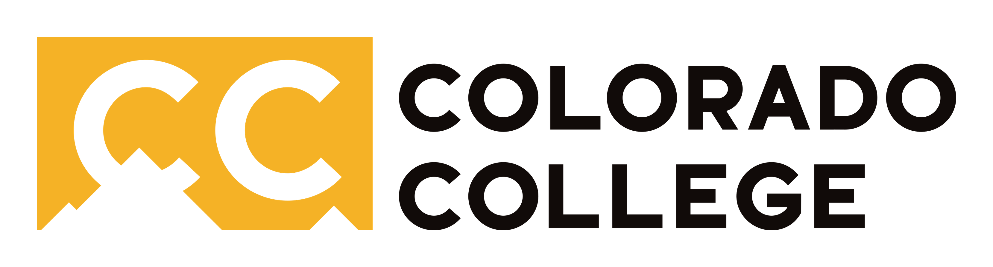 Colorado College logo on a transparent background